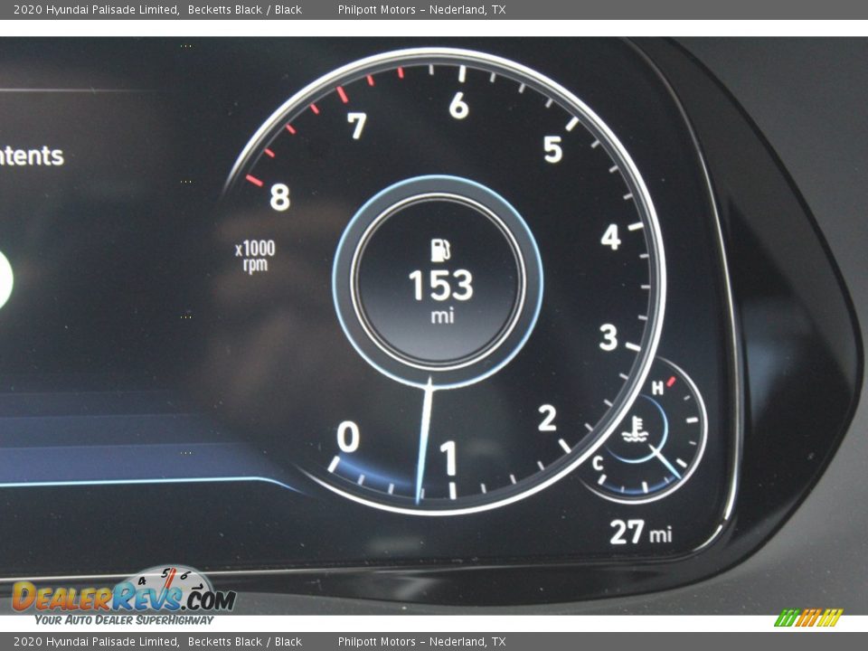 2020 Hyundai Palisade Limited Becketts Black / Black Photo #14