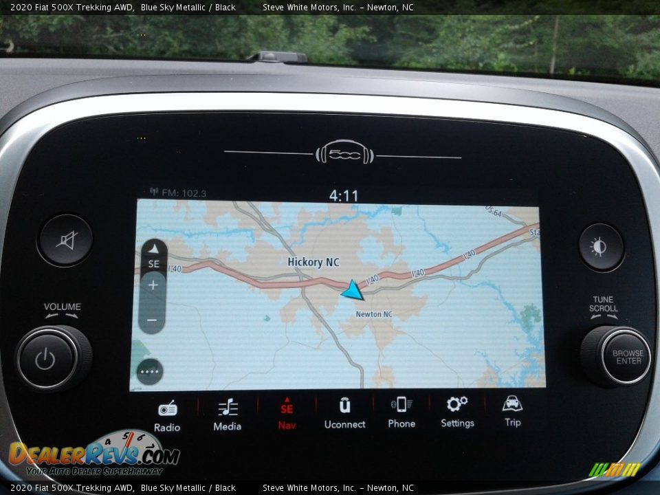 Navigation of 2020 Fiat 500X Trekking AWD Photo #23