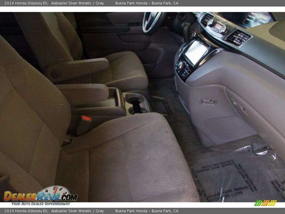 2014 Honda Odyssey EX Alabaster Silver Metallic / Gray Photo #25