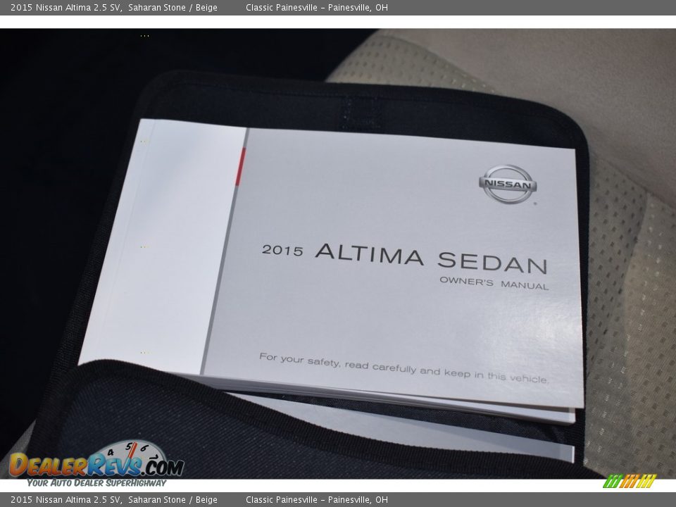 2015 Nissan Altima 2.5 SV Saharan Stone / Beige Photo #18