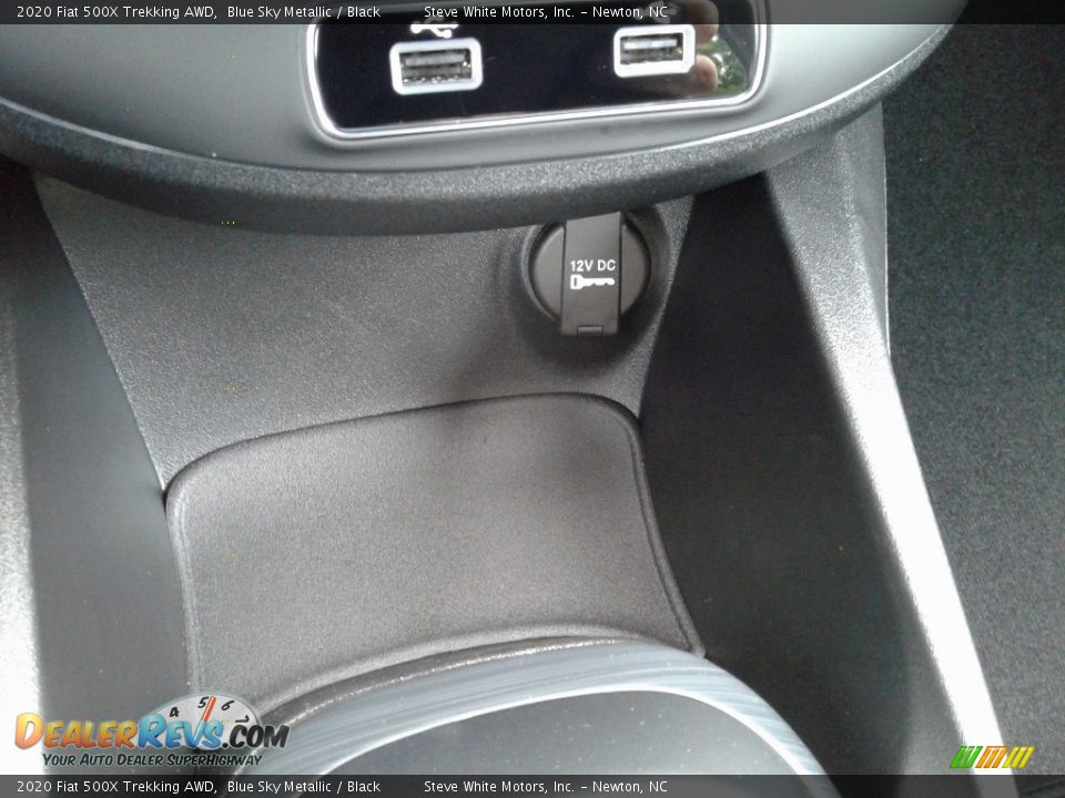 2020 Fiat 500X Trekking AWD Blue Sky Metallic / Black Photo #27