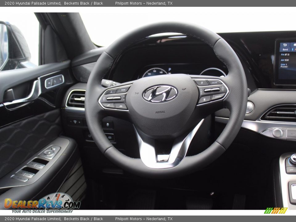 2020 Hyundai Palisade Limited Becketts Black / Black Photo #22