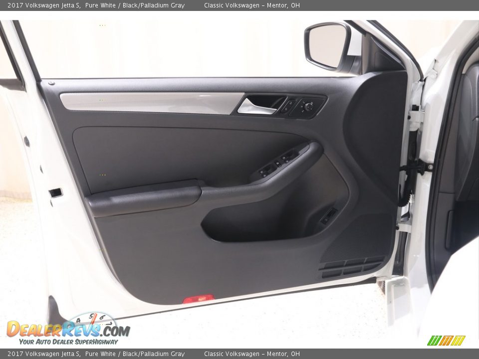 2017 Volkswagen Jetta S Pure White / Black/Palladium Gray Photo #4