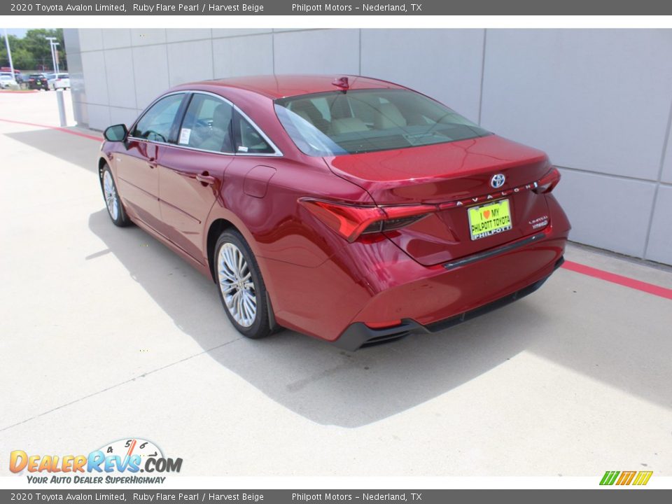2020 Toyota Avalon Limited Ruby Flare Pearl / Harvest Beige Photo #6