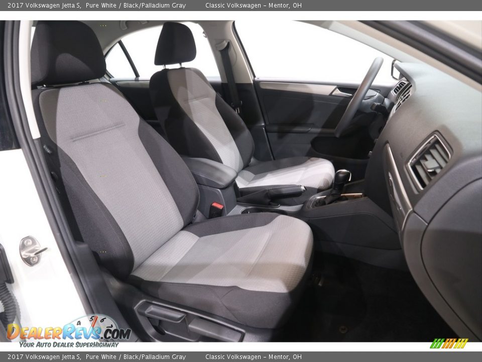 2017 Volkswagen Jetta S Pure White / Black/Palladium Gray Photo #13