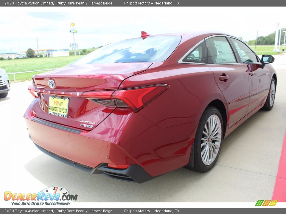 2020 Toyota Avalon Limited Ruby Flare Pearl / Harvest Beige Photo #8
