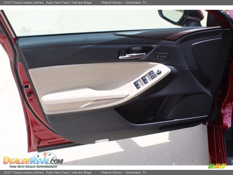 2020 Toyota Avalon Limited Ruby Flare Pearl / Harvest Beige Photo #9