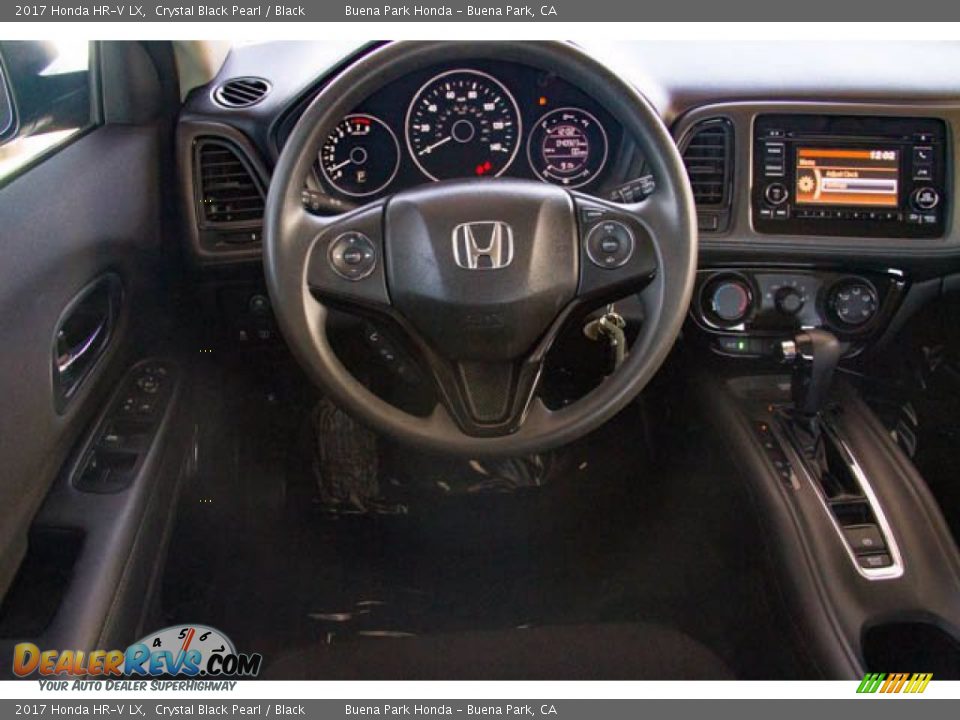 2017 Honda HR-V LX Crystal Black Pearl / Black Photo #5