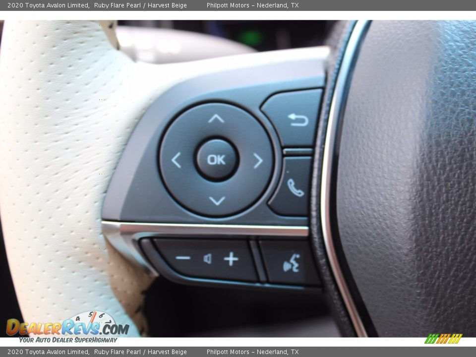 2020 Toyota Avalon Limited Ruby Flare Pearl / Harvest Beige Photo #11