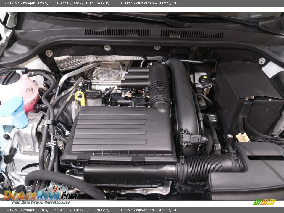 2017 Volkswagen Jetta S Pure White / Black/Palladium Gray Photo #18