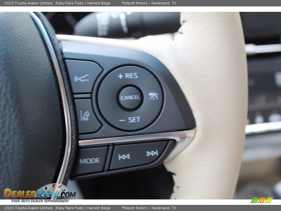2020 Toyota Avalon Limited Ruby Flare Pearl / Harvest Beige Photo #12