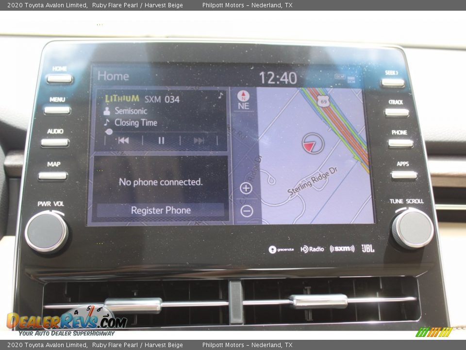 2020 Toyota Avalon Limited Ruby Flare Pearl / Harvest Beige Photo #15