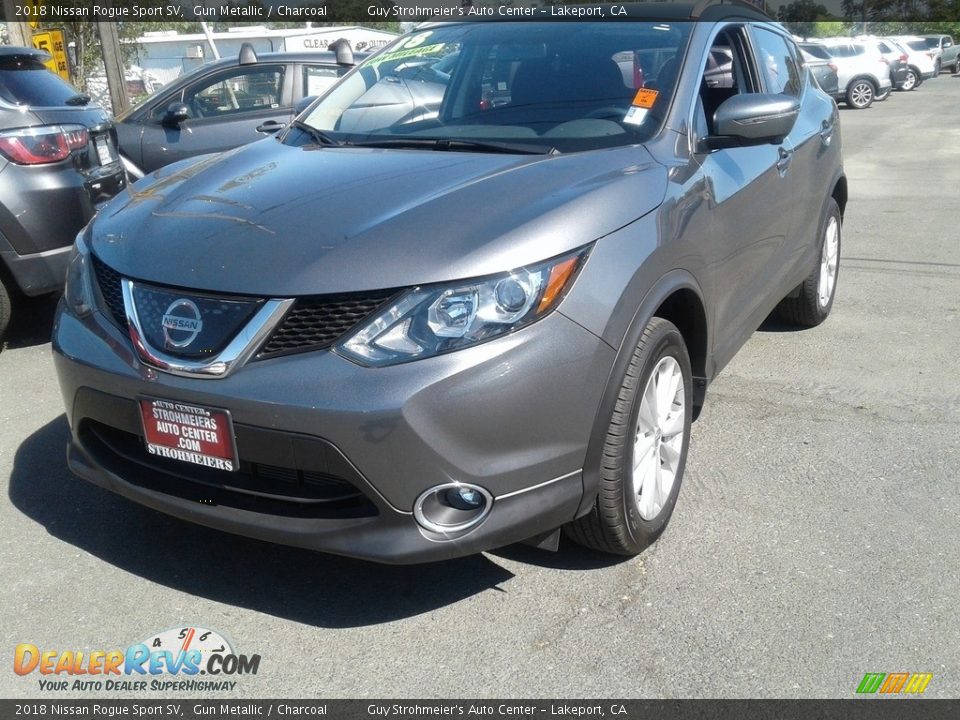 2018 Nissan Rogue Sport SV Gun Metallic / Charcoal Photo #2