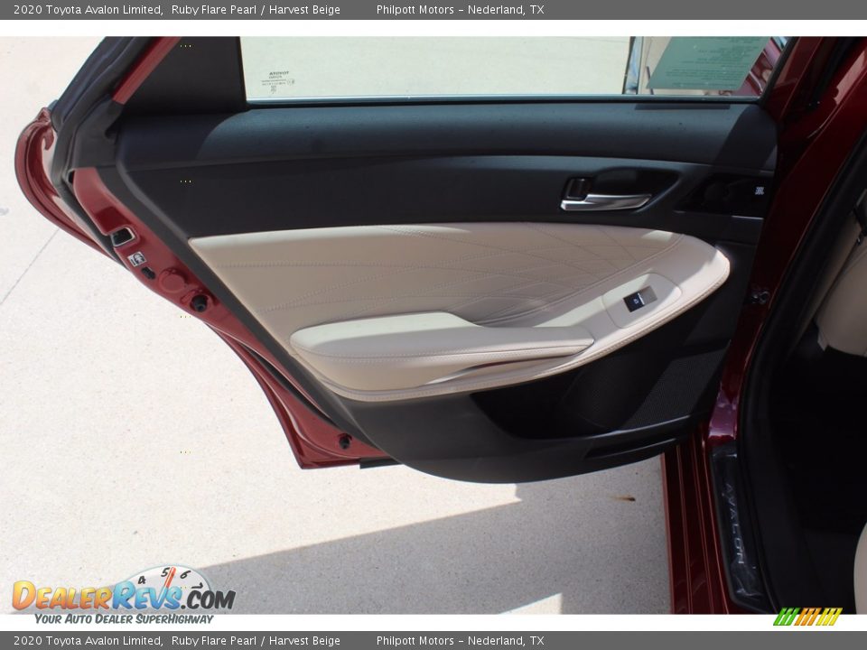2020 Toyota Avalon Limited Ruby Flare Pearl / Harvest Beige Photo #19