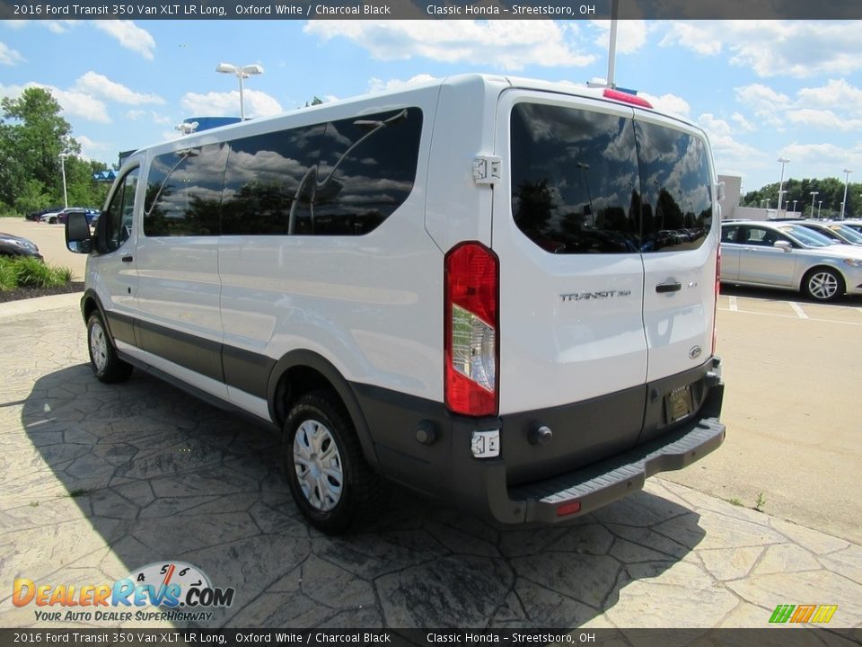 2016 Ford Transit 350 Van XLT LR Long Oxford White / Charcoal Black Photo #10