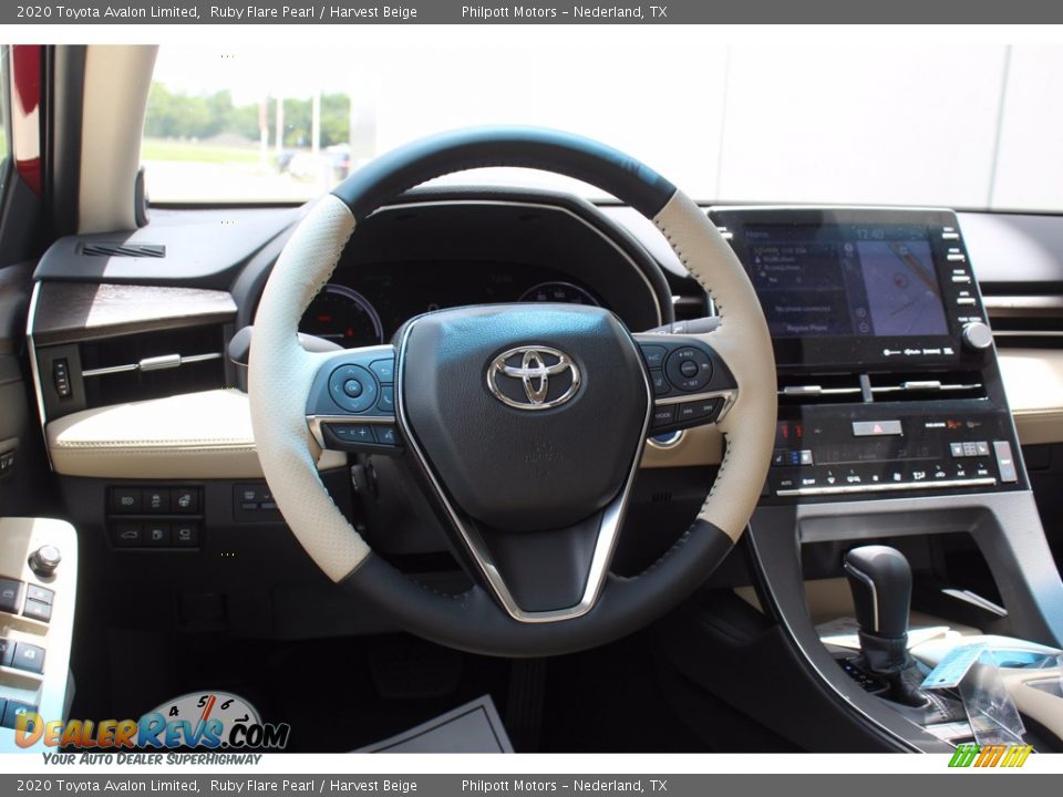 2020 Toyota Avalon Limited Ruby Flare Pearl / Harvest Beige Photo #22