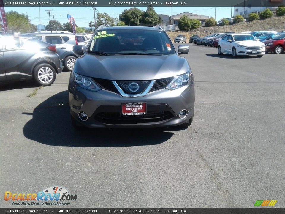 2018 Nissan Rogue Sport SV Gun Metallic / Charcoal Photo #9