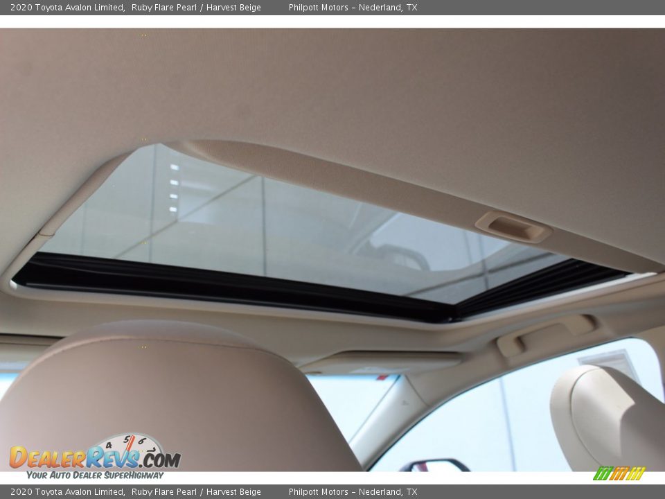 2020 Toyota Avalon Limited Ruby Flare Pearl / Harvest Beige Photo #23