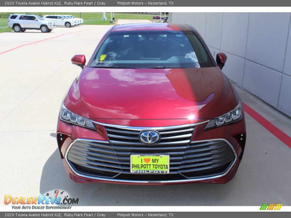 2020 Toyota Avalon Hybrid XLE Ruby Flare Pearl / Gray Photo #3