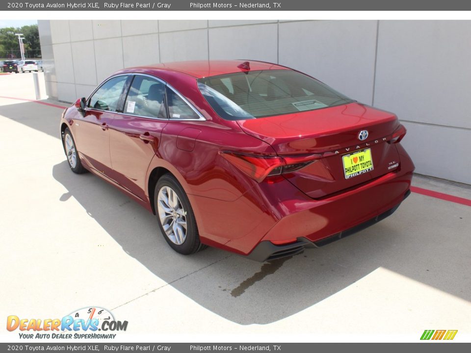 2020 Toyota Avalon Hybrid XLE Ruby Flare Pearl / Gray Photo #6