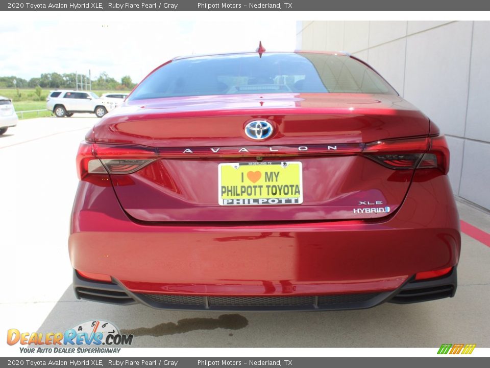 2020 Toyota Avalon Hybrid XLE Ruby Flare Pearl / Gray Photo #7