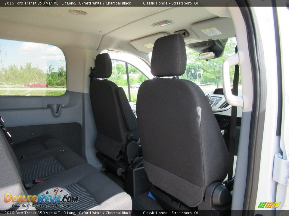 2016 Ford Transit 350 Van XLT LR Long Oxford White / Charcoal Black Photo #21