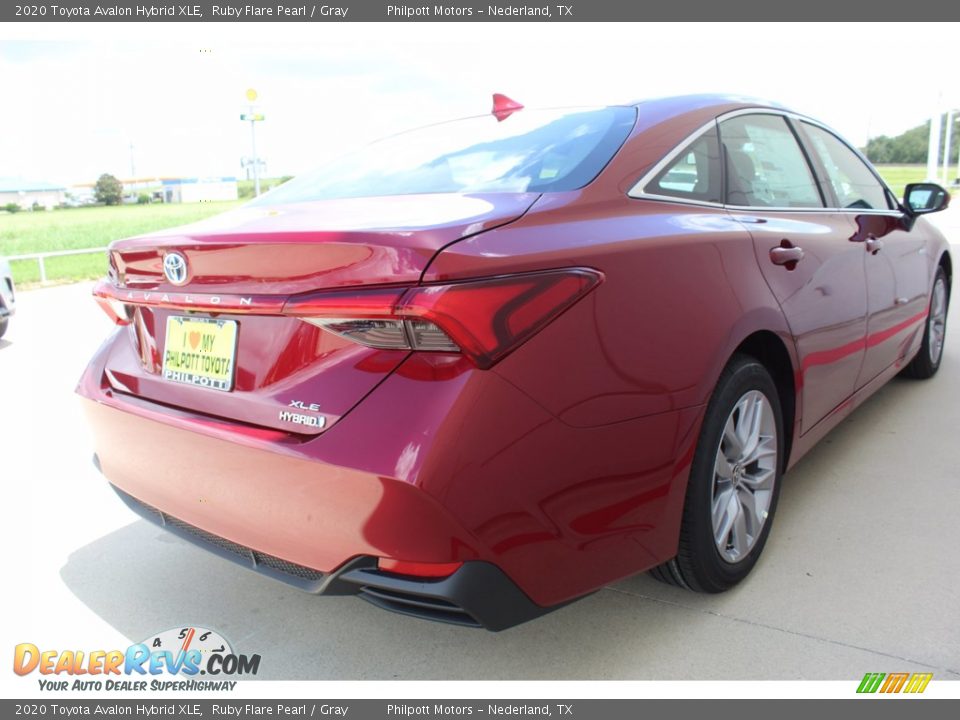 2020 Toyota Avalon Hybrid XLE Ruby Flare Pearl / Gray Photo #8