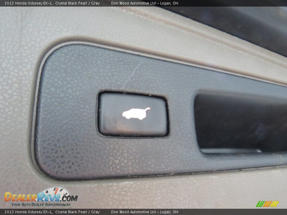 2013 Honda Odyssey EX-L Crystal Black Pearl / Gray Photo #17