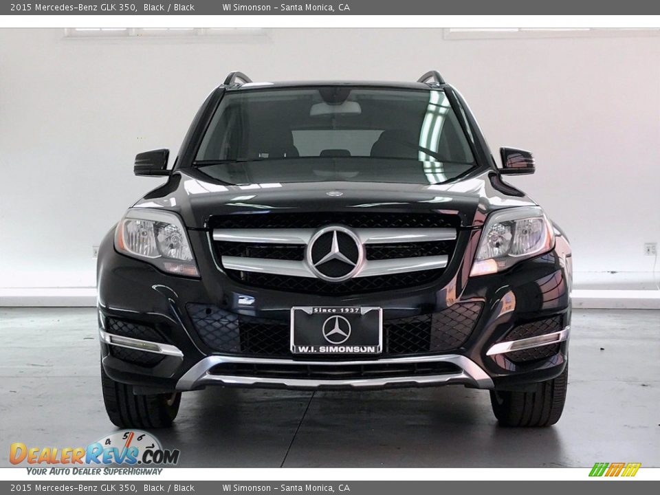 2015 Mercedes-Benz GLK 350 Black / Black Photo #2