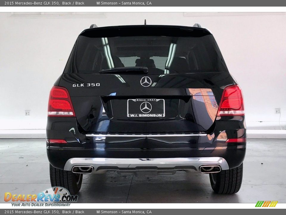 2015 Mercedes-Benz GLK 350 Black / Black Photo #3