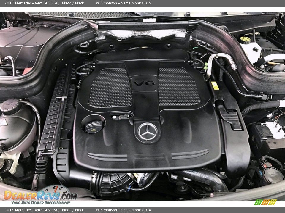 2015 Mercedes-Benz GLK 350 Black / Black Photo #9