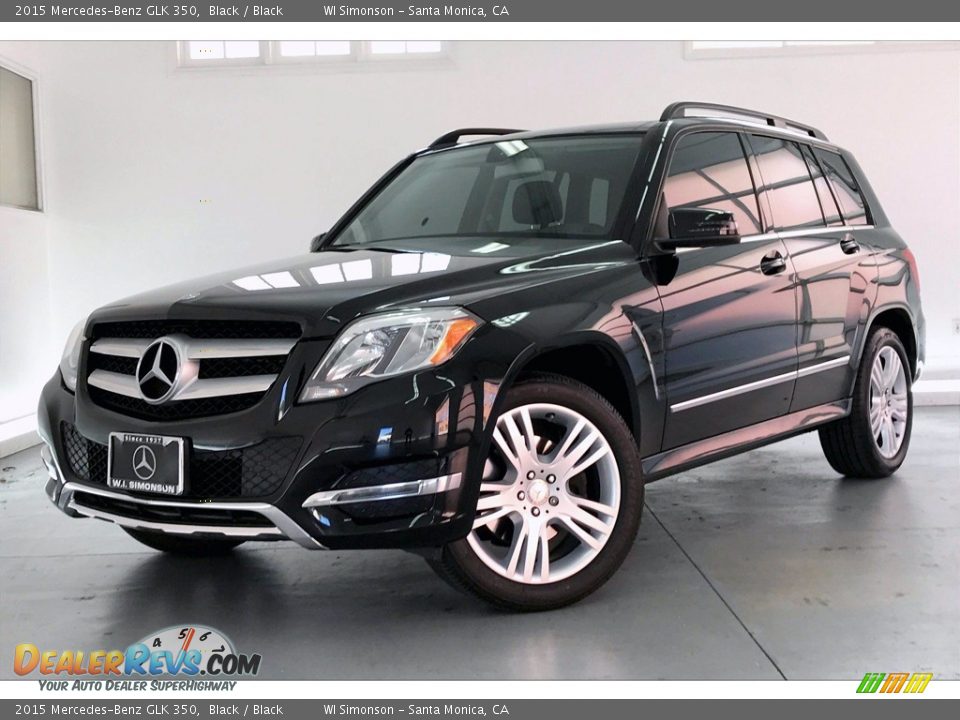 2015 Mercedes-Benz GLK 350 Black / Black Photo #12