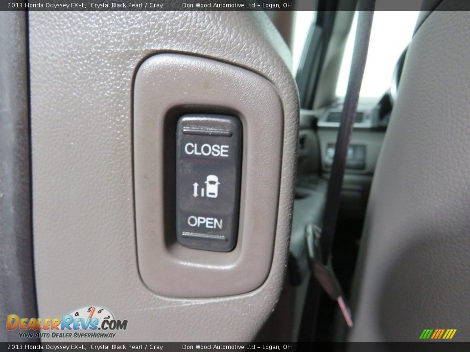 2013 Honda Odyssey EX-L Crystal Black Pearl / Gray Photo #35