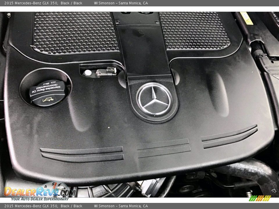 2015 Mercedes-Benz GLK 350 Black / Black Photo #30