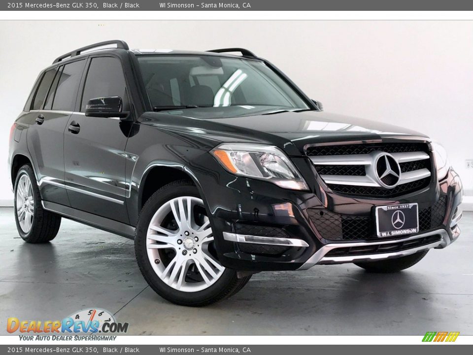 2015 Mercedes-Benz GLK 350 Black / Black Photo #33