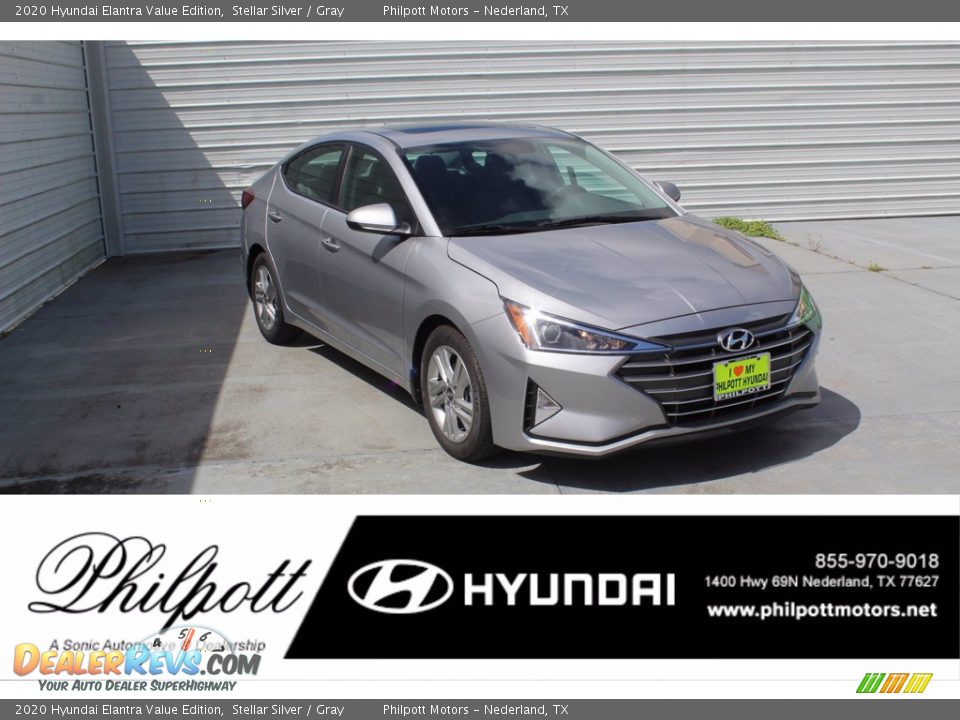 2020 Hyundai Elantra Value Edition Stellar Silver / Gray Photo #1