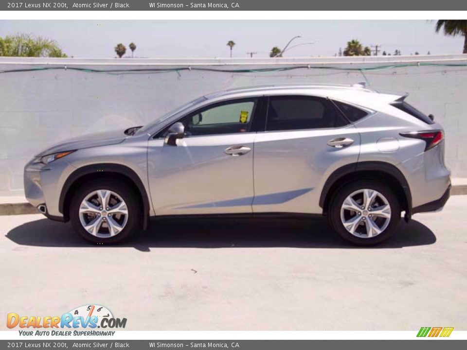 2017 Lexus NX 200t Atomic Silver / Black Photo #7
