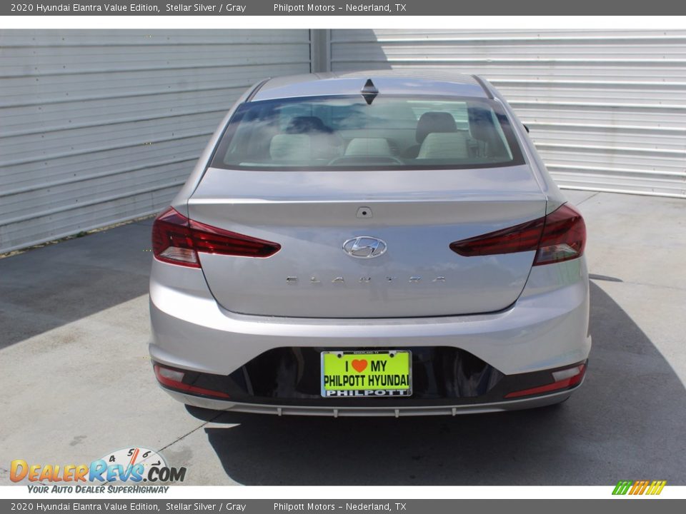2020 Hyundai Elantra Value Edition Stellar Silver / Gray Photo #7