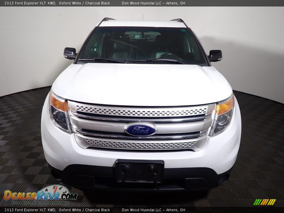2013 Ford Explorer XLT 4WD Oxford White / Charcoal Black Photo #4