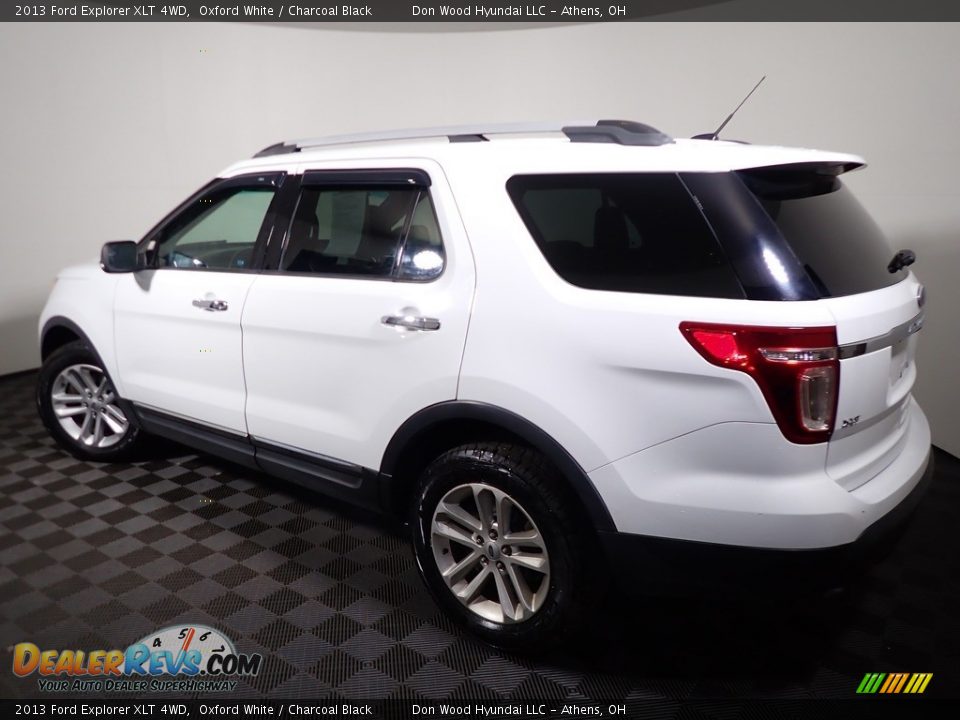 2013 Ford Explorer XLT 4WD Oxford White / Charcoal Black Photo #9