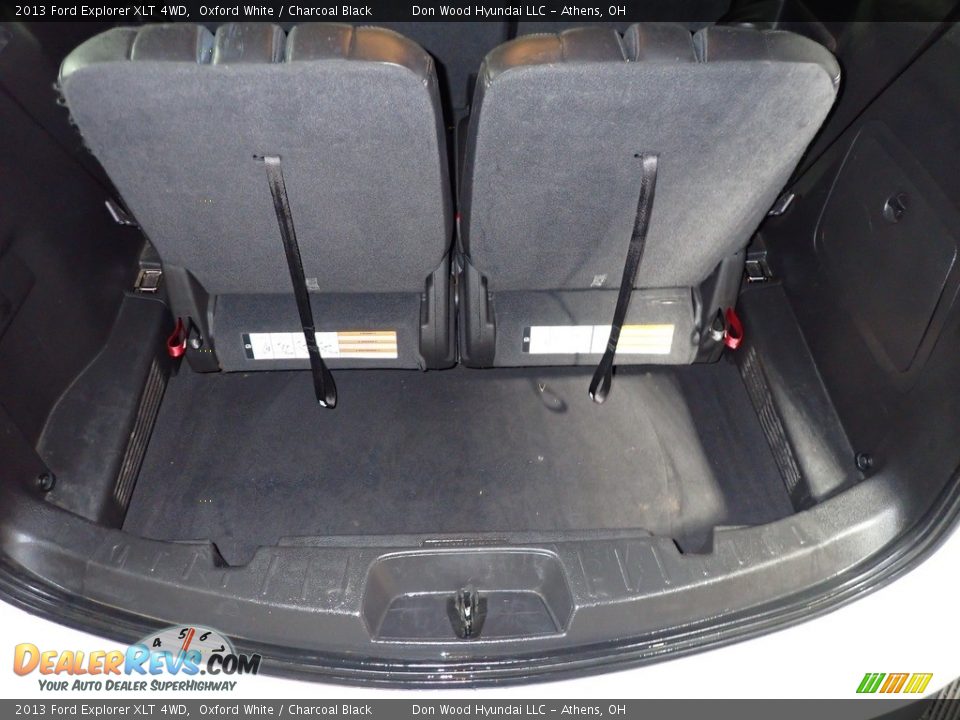 2013 Ford Explorer XLT 4WD Oxford White / Charcoal Black Photo #13