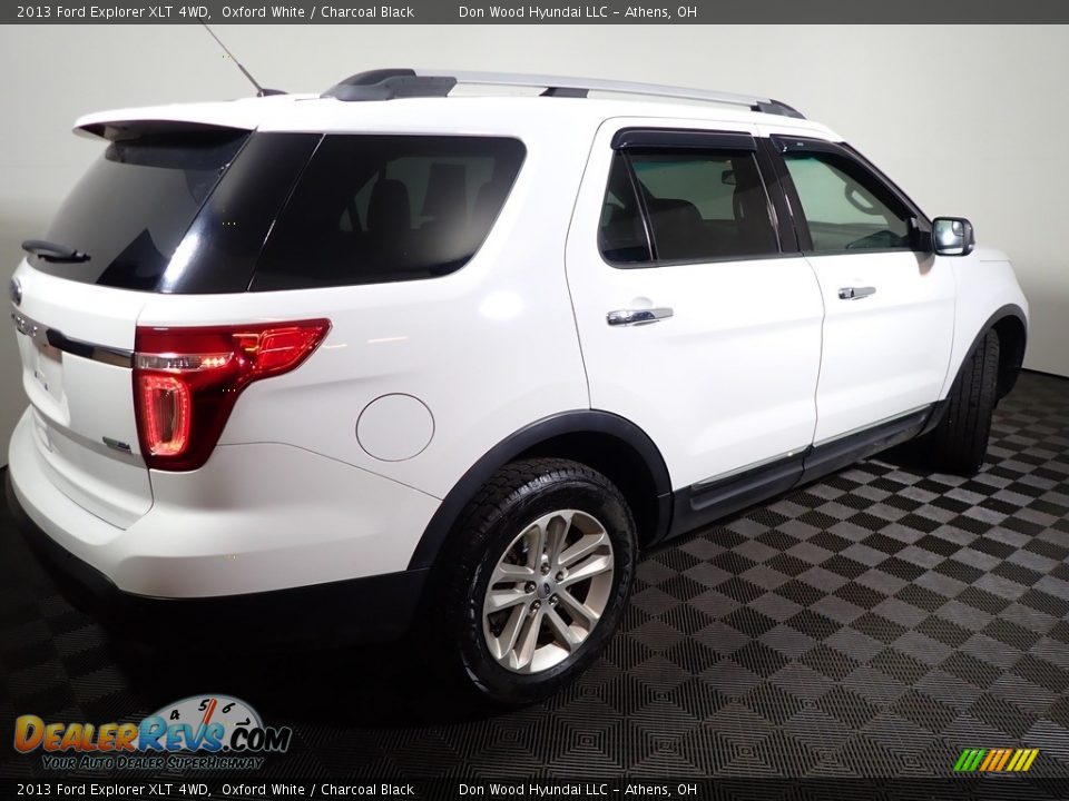 2013 Ford Explorer XLT 4WD Oxford White / Charcoal Black Photo #15