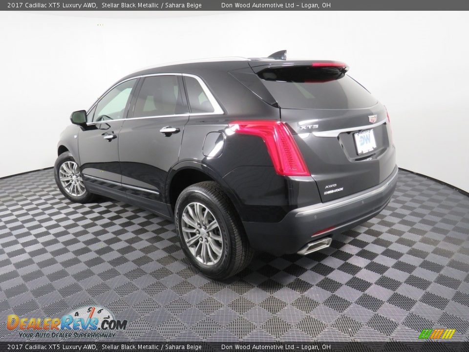 2017 Cadillac XT5 Luxury AWD Stellar Black Metallic / Sahara Beige Photo #14