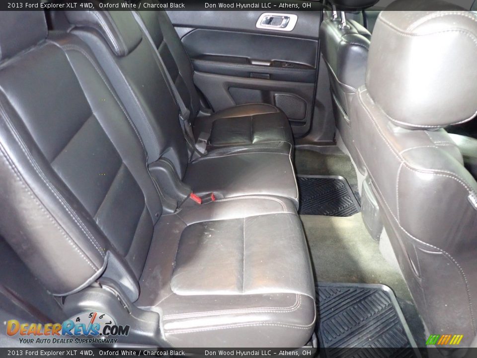 2013 Ford Explorer XLT 4WD Oxford White / Charcoal Black Photo #23
