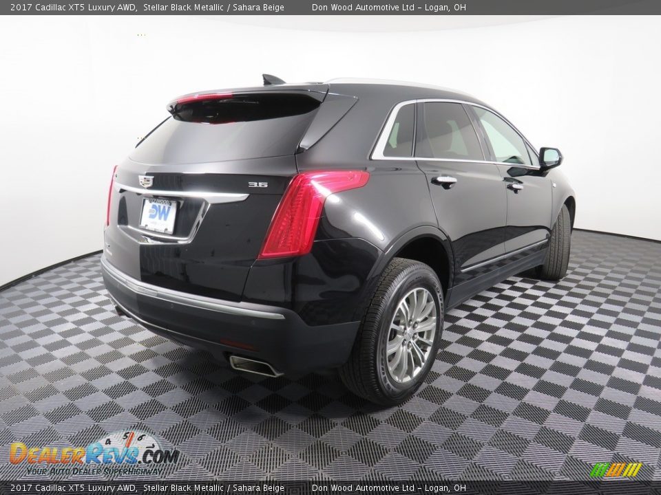 2017 Cadillac XT5 Luxury AWD Stellar Black Metallic / Sahara Beige Photo #20