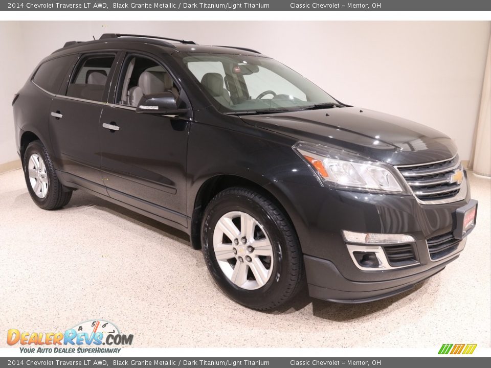 2014 Chevrolet Traverse LT AWD Black Granite Metallic / Dark Titanium/Light Titanium Photo #1