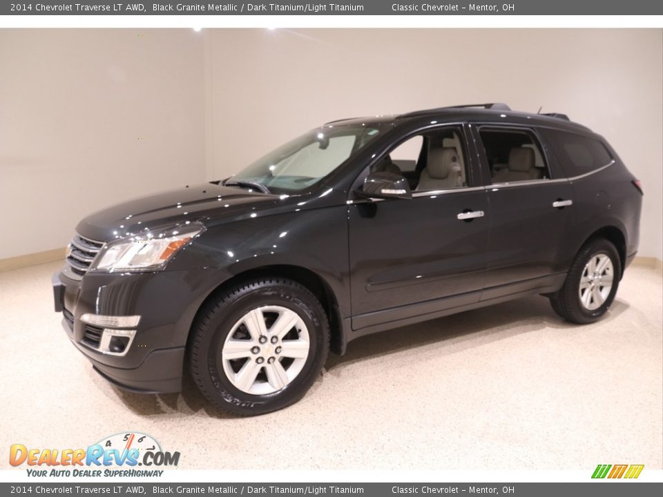 2014 Chevrolet Traverse LT AWD Black Granite Metallic / Dark Titanium/Light Titanium Photo #3