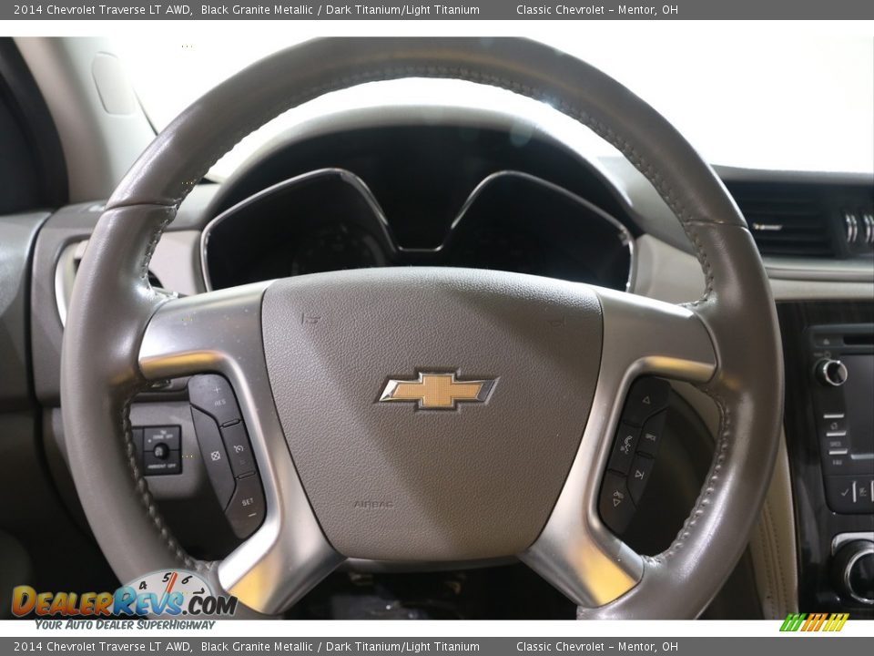 2014 Chevrolet Traverse LT AWD Black Granite Metallic / Dark Titanium/Light Titanium Photo #6