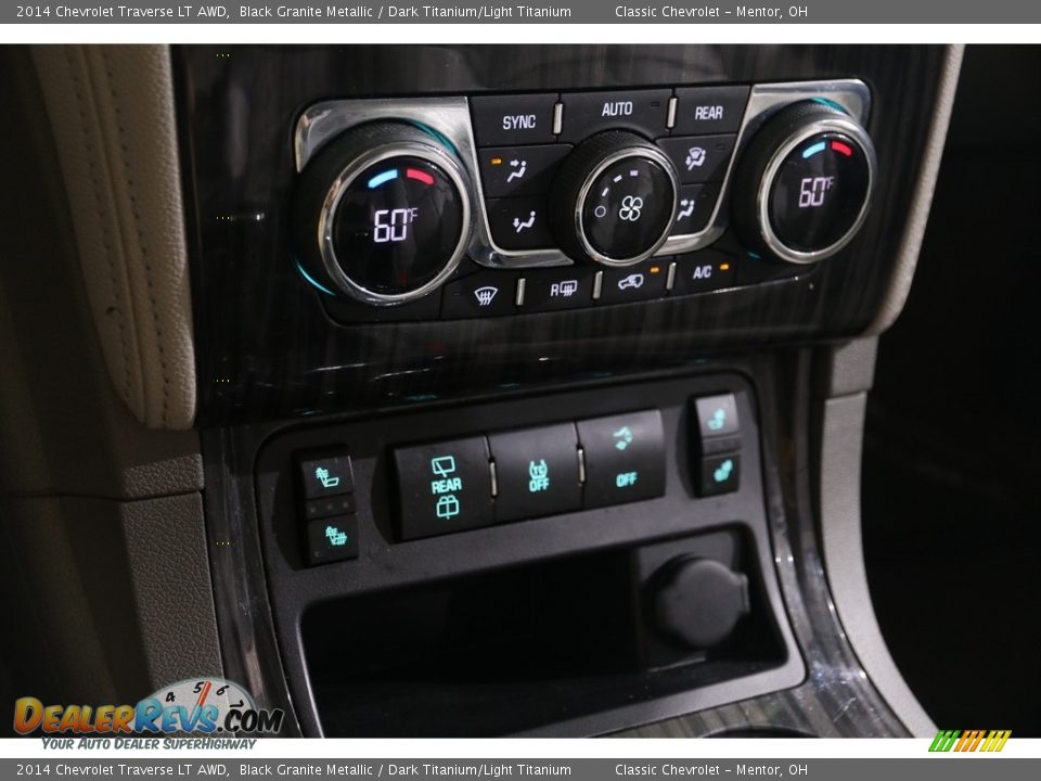 2014 Chevrolet Traverse LT AWD Black Granite Metallic / Dark Titanium/Light Titanium Photo #13
