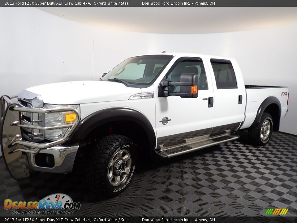 2013 Ford F250 Super Duty XLT Crew Cab 4x4 Oxford White / Steel Photo #5